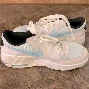 Girls blue and white Nike Air Max